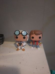 smarty Mc fly and doc funko figures