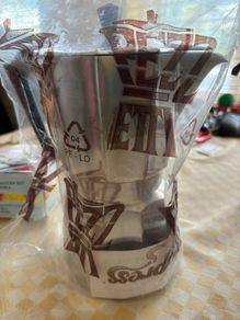 Pizza Etti 9 cup Caffettiera + Set 6 porcelain coffee cups
