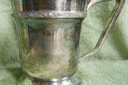 Vintage "A B &amp; S" -Atkin Brothers &amp; Sons, Silver-Plated Mug 1853s
