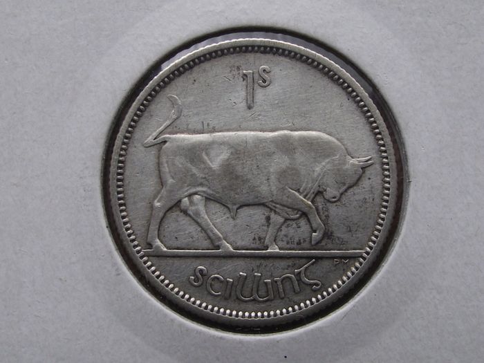 Irish Free State. 1931 Silver Shilling. Rare Year!