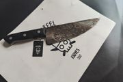 Chef Black Knife Skull Desing By Di'Casteel