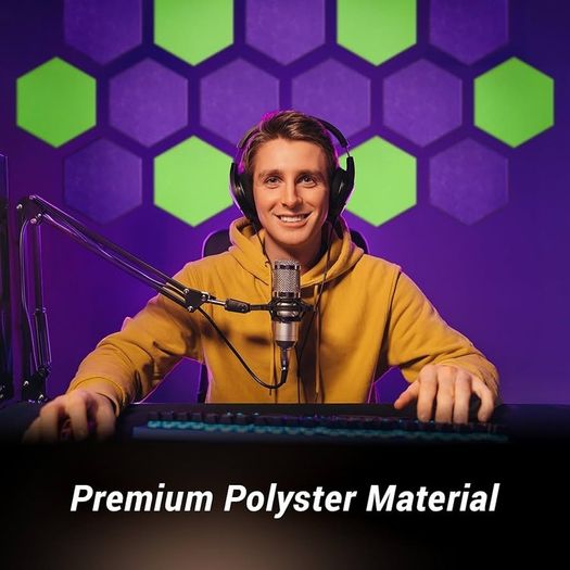 NEW SALE | 12 Pack Hexagon Acoustic Panels