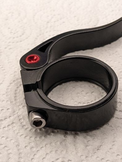 Katana Saddle Clamp QR 34.9 mm (black/red)