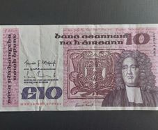 Rare 1984 B series 10 Pound Replacement HHH Note