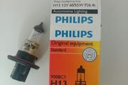 Philips H13 9008 car headlight bulbs x 2