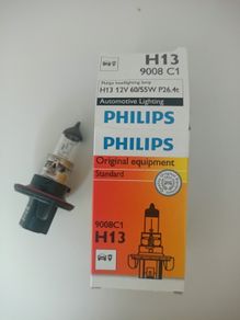 Philips H13 9008 car headlight bulbs x 2
