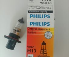 Philips H13 9008 car headlight bulbs x 2