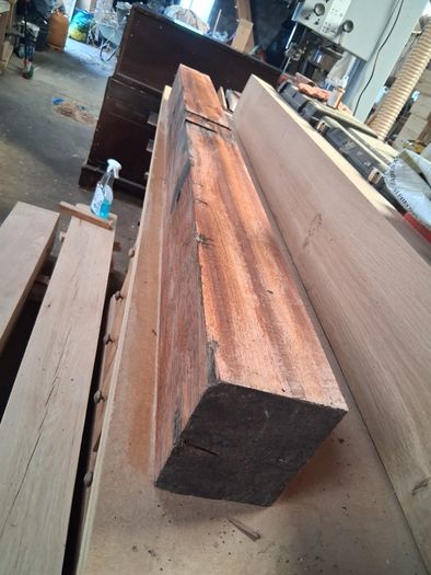 Reclaimed Jarrah wooden Beam