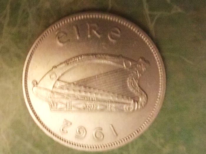 Ireland 1962 Half Crown. Free Post
