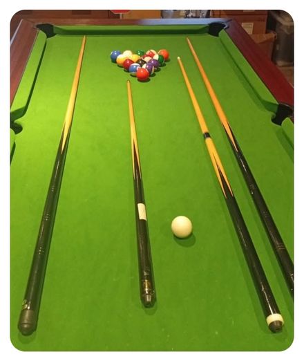 Slate pool table