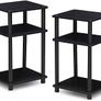 NEW SALE | 3-Tier Turn-N-Tube End Table, Side Table, Nightstand, 2-Pack Image 2