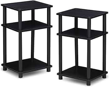 NEW SALE | 3-Tier Turn-N-Tube End Table, Side Table, Nightstand, 2-Pack