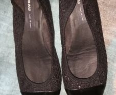 Frau ballerinas