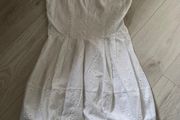 Savida White Broderie Anglaise Mini Dress Size 10