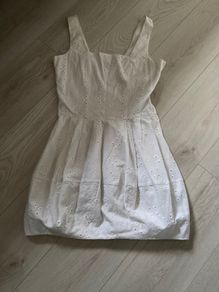 Savida White Broderie Anglaise Mini Dress Size 10