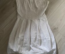 Savida White Broderie Anglaise Mini Dress Size 10