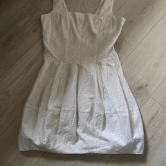 Savida White Broderie Anglaise Mini Dress Size 10