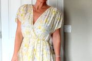 floral summer wedding guest tiered dress