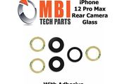 iPhone 12 Pro Max Back Camera Glass Rear Camera Lens Cover with Adhesive