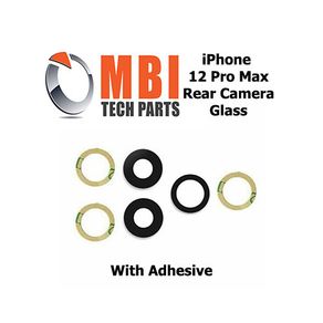 iPhone 12 Pro Max Back Camera Glass Rear Camera Lens Cover with Adhesive