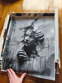 Canvas painting
