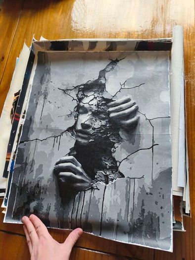 Canvas painting