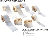 main image for ad 10 Rolls Compatible Dymo Lever Arch Labels 99019 - 59x190mm
