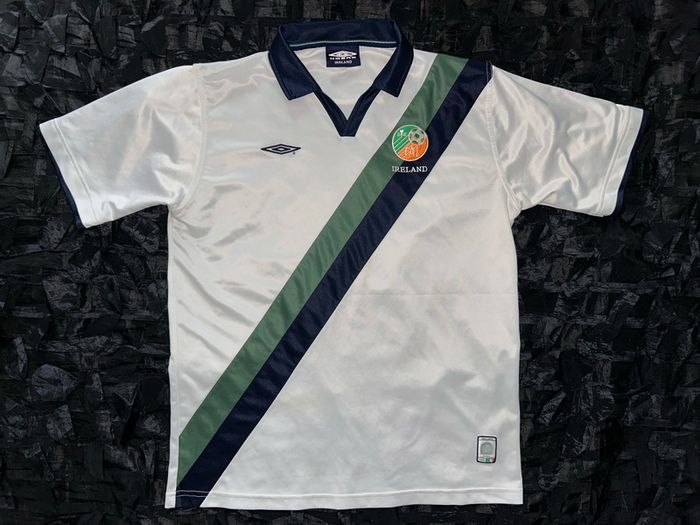 Republic Of Ireland Umbro Leisure Training Jersey Shirt 2002 World Cup Medium Ultra Rare