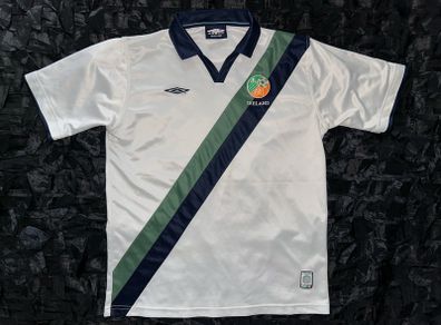 Republic Of Ireland Umbro Leisure Training Jersey Shirt 2002 World Cup Medium Ultra Rare