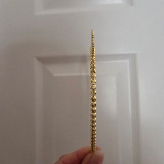 Brand new Gold beaded Happy Birthday celebration headband