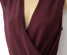 Oasis burgundy dress