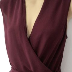Oasis burgundy dress