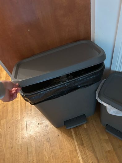 Set of 3 rubbish bins