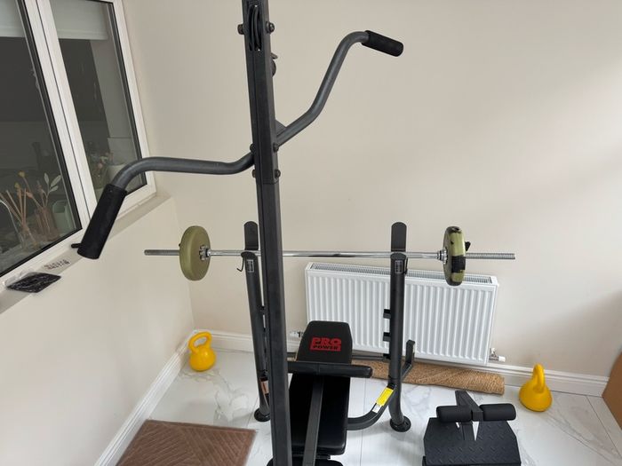 weights and hyperextension bench