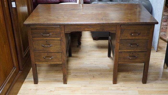Vintage Oak Office Desk