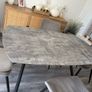 Dining table and x2 chairs Image 2
