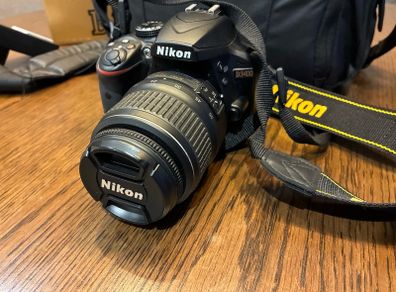 Nikon D3400 DSLR camera and extras