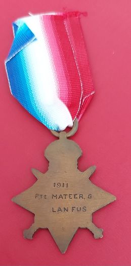 World War 1 1914 "MONS" Star Low Number