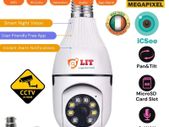 3mp Panoramic Wifi Ip Camera E27 Light Bulb Calving Hd Wireless Security Camera