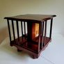 Vintage Irish Mahogany Table-Top Revolving Bookcase by The Kilkenny Woodworkers Image 10