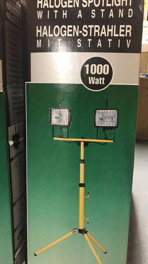 Site Lights Work Light on Stand 220V Plug In