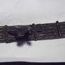 a vintage chinese bronze of  fishing man on a bamboo boat signed Image 5