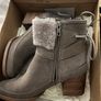 Ugg Kirke Shearling Leather Trim Suede Boots Image 5