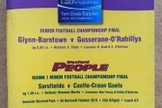 2016 GlynnBarntown v Gusserane O'Rahillys - GAA Wexford Senior Football Championship Final Programme