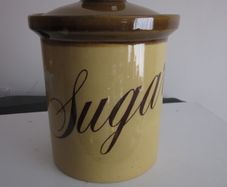 TG Green "Granville"Sugar Ceramic Cannister Jar