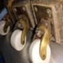 3 vintage porcelain casters Image 2