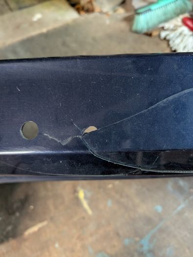 Hyundai Tuscan 2019 rear bumper (damaged)
