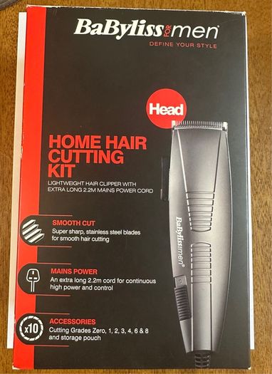 Babyliss For Men Home Hair Cutting Kit