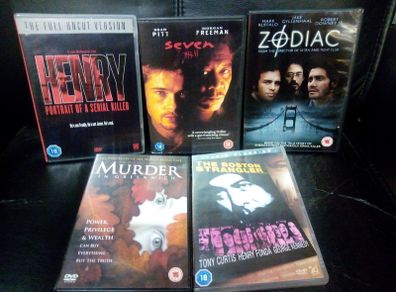Serial Killer Movies Zodiac Se7en Boston Strangler Henry Portrait Of Serial Killer Horror Thriller Movies