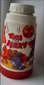 Vintage Small Tom & Jerry Flask